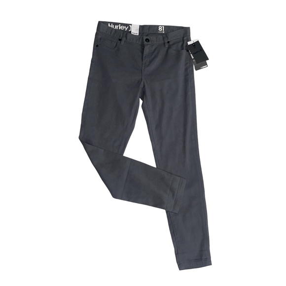 NWT Hurley 81 Skinny Chino Pants Waist 29 Grey for Women - Picture 1 of 16